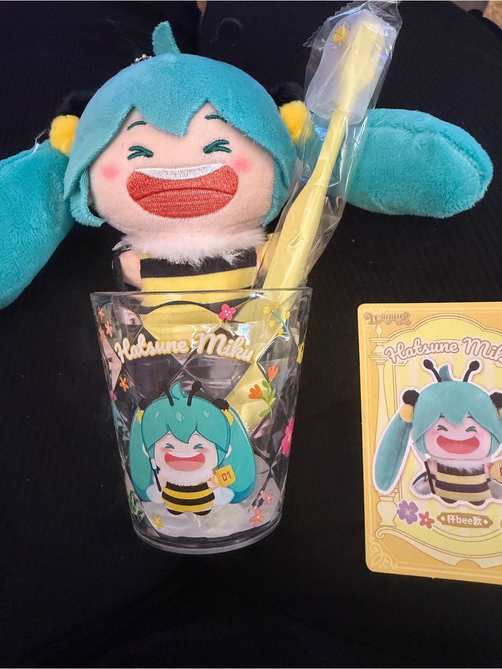 Hatsune Wayaya Style Kawaii Anime Figure Snow Miku Fufu Doll With Cup - Picture 1 of 7